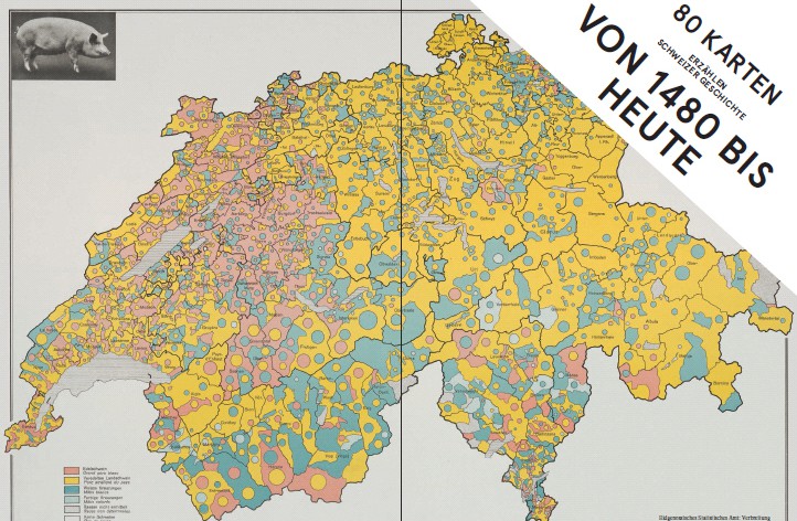 Mit 80 Karten durch die Schweiz: Buchvernissage