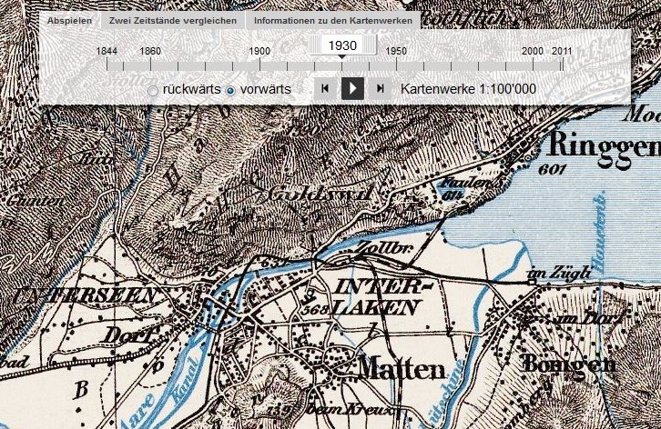 Visualizzatore «Viaggio nel tempo»