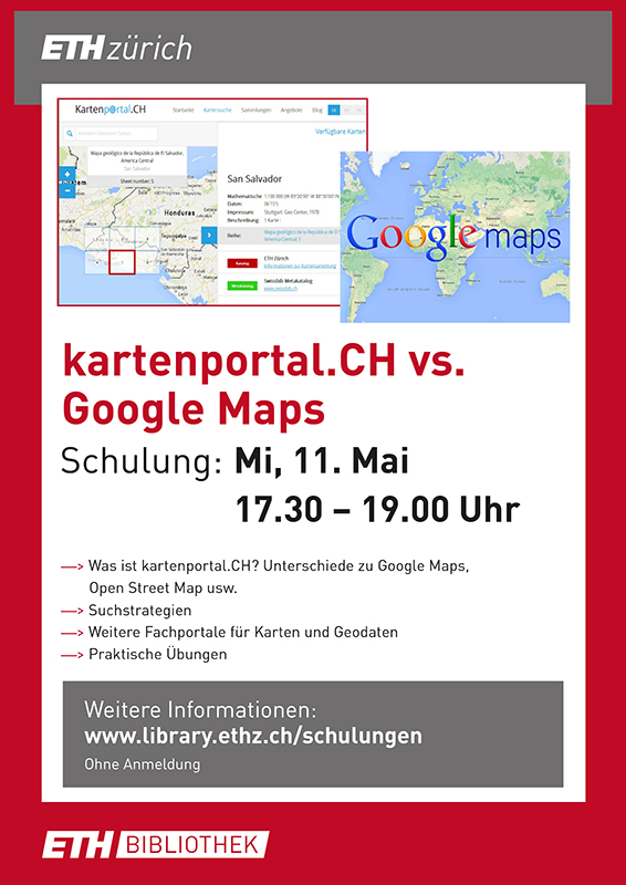 Kartenportal.CH vs. Google Maps